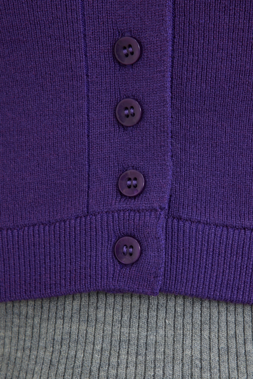 【PLUS】ベストレイヤードホルターネックニット T.GRY FREE