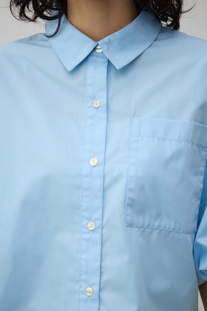 ショートオーバーシャツ L/BLU FREE