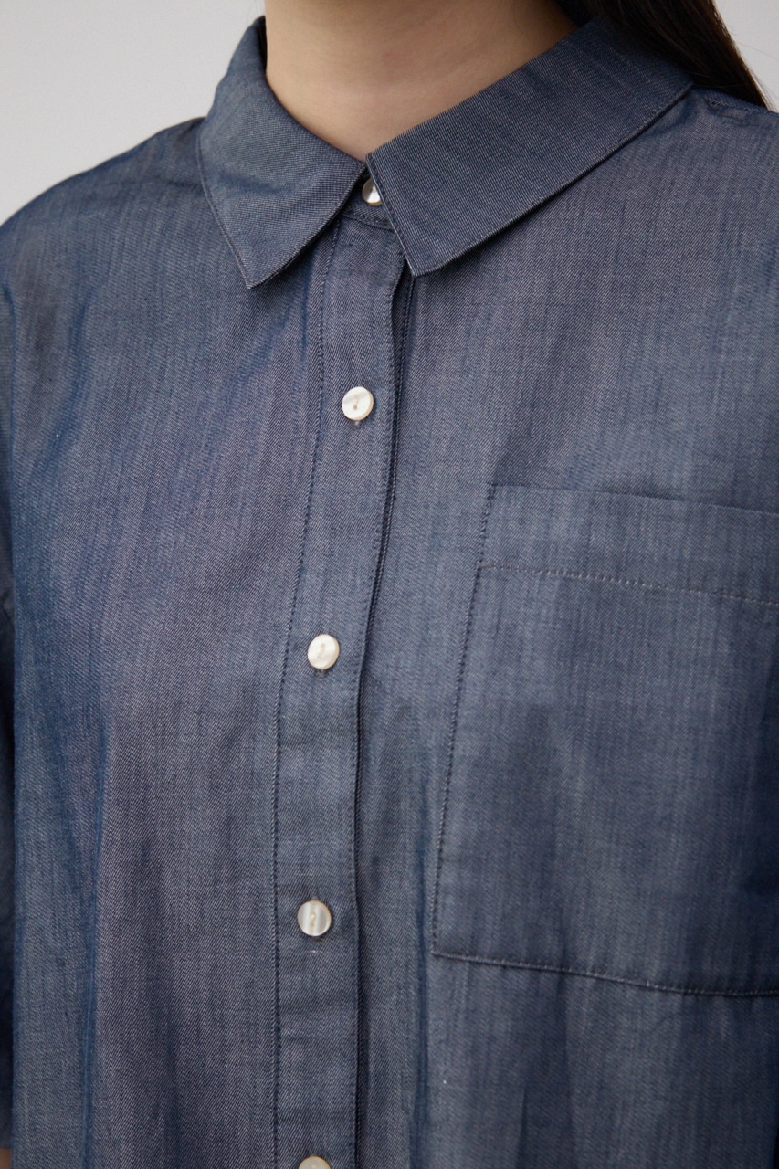 ショートオーバーシャツ NVY FREE