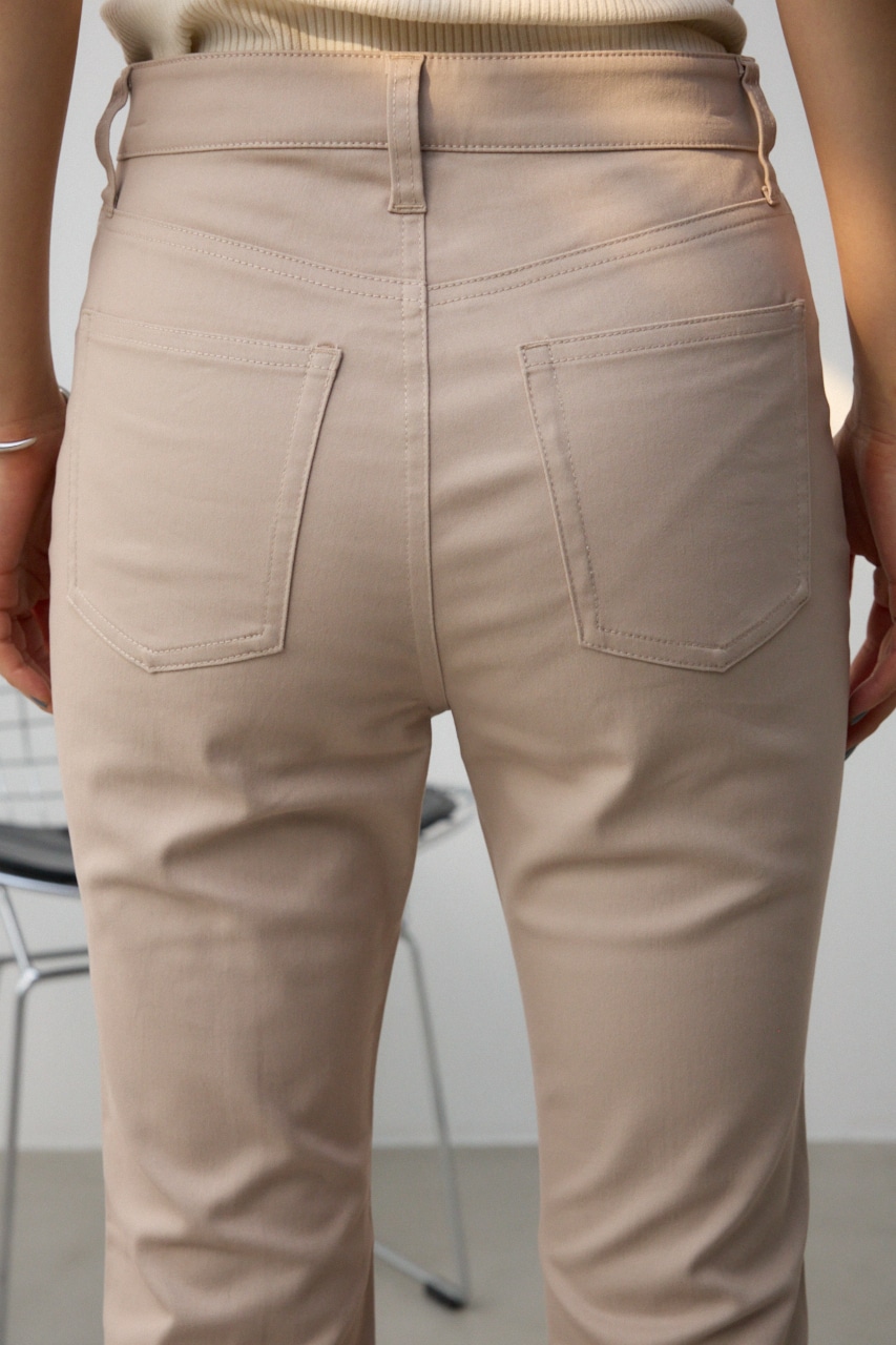 センタースリットカラーフレアパンツ BEG M