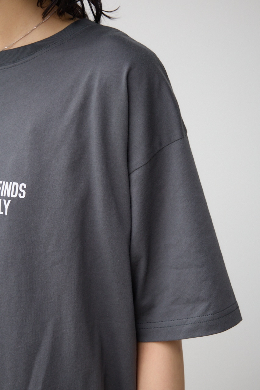 アソートロゴカラーTシャツ GRY S