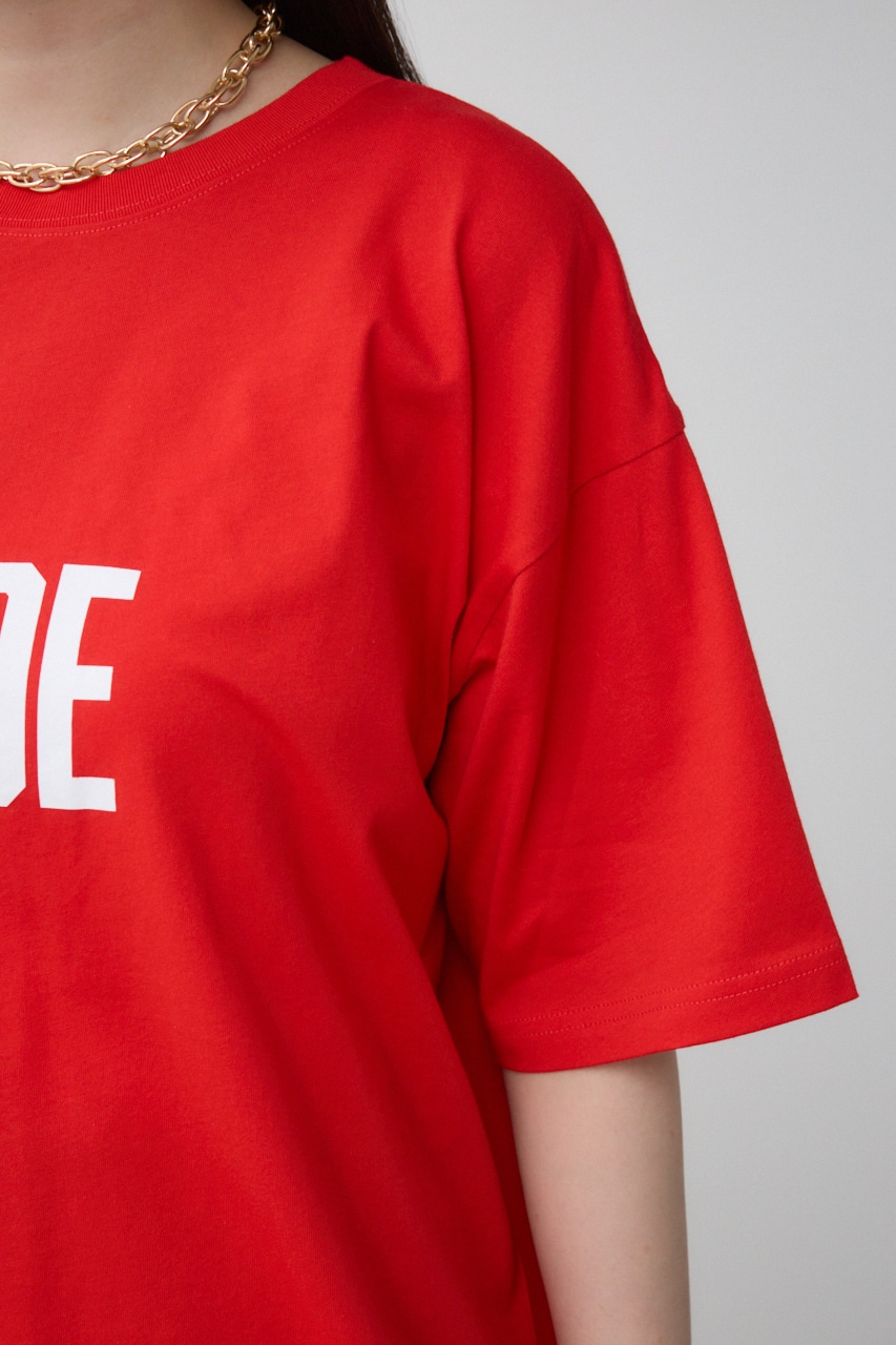 アソートロゴカラーTシャツ RED M