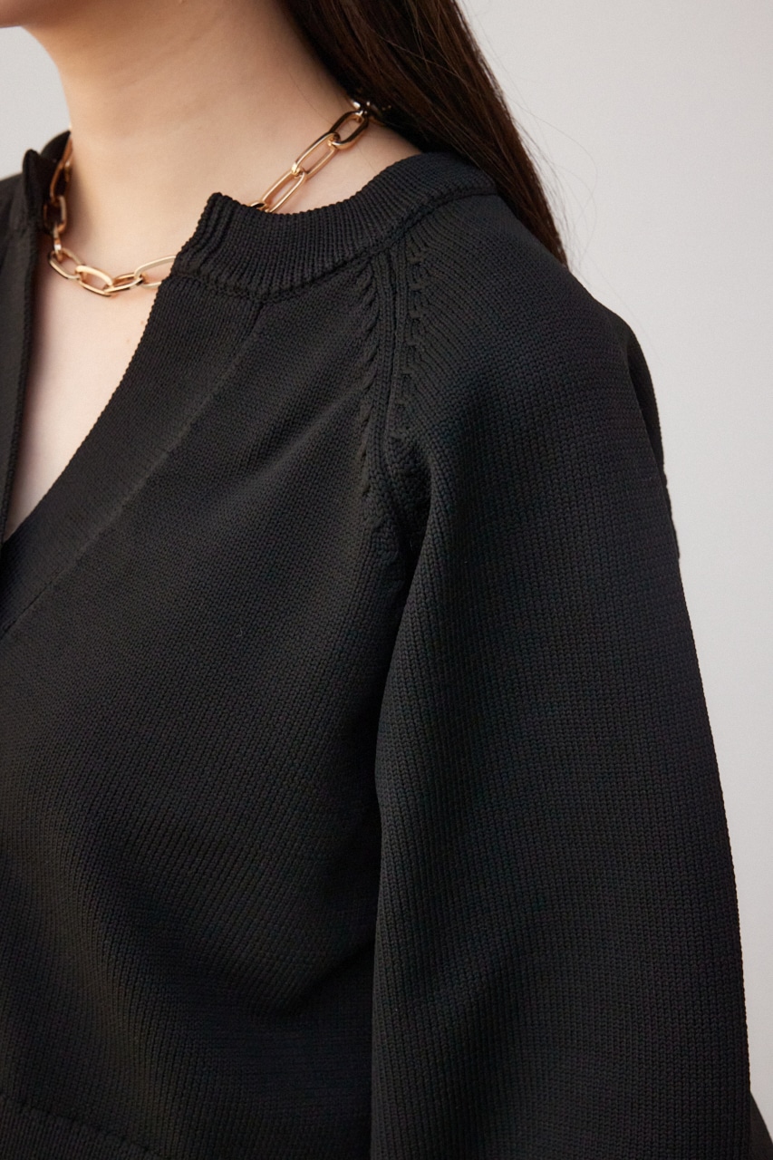 スポンディッシュカーディガン BLK M