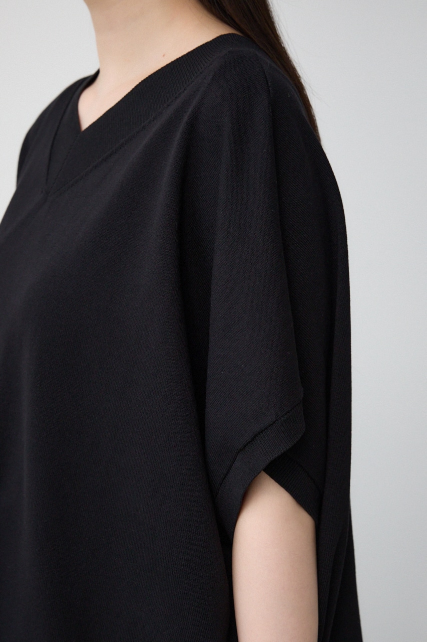 ワイドルーズニット BLK FREE