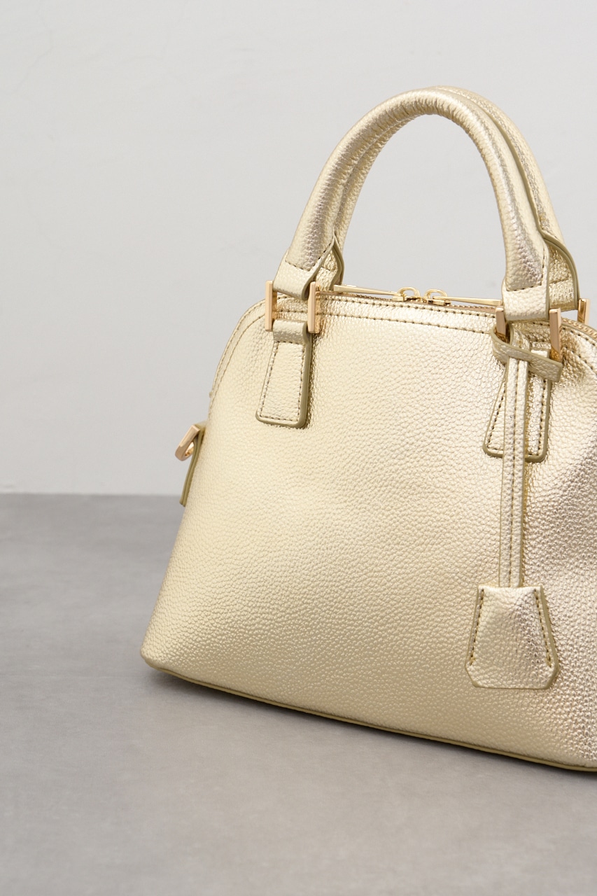 ダブルジッパーハンドバッグ GLD FREE