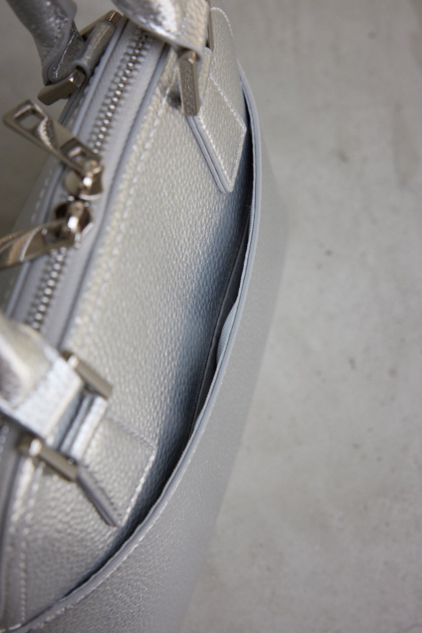 ダブルジッパーハンドバッグ SLV FREE