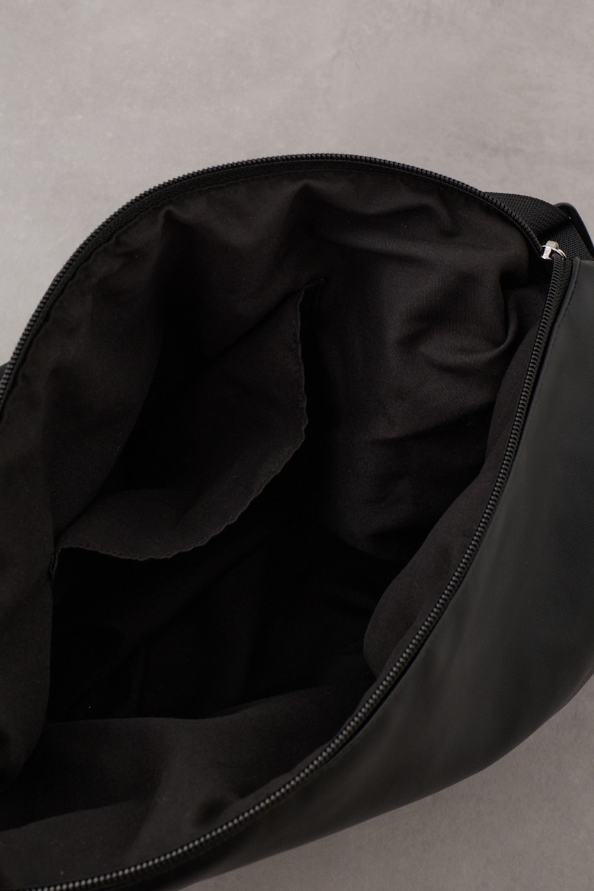 サイドギャザーパデットバッグ BLK FREE