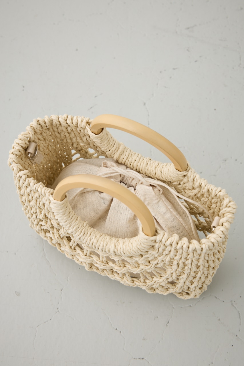 編み込みショルダーバッグ IVOY FREE