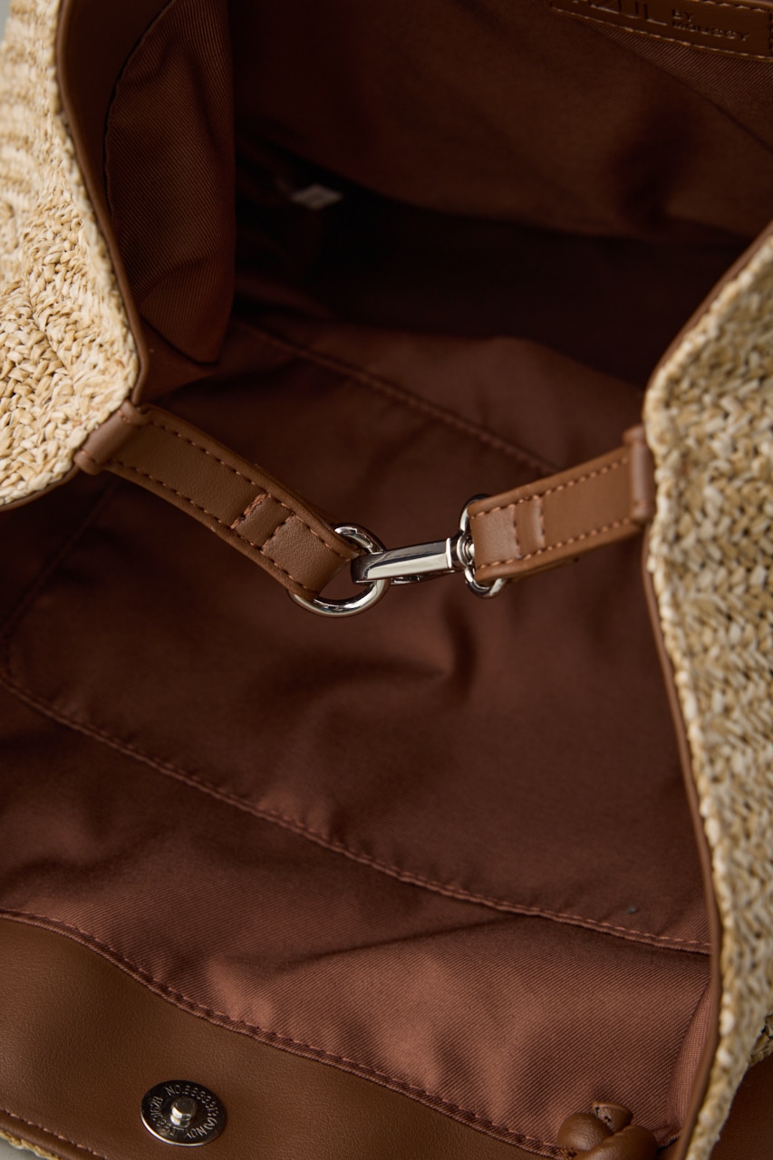 チャームセットメッシュトートバッグ BEG FREE