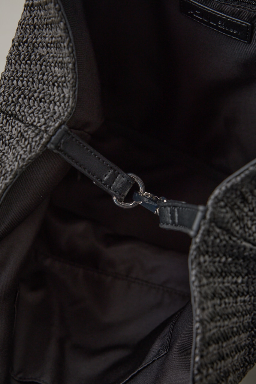 チャームセットメッシュトートバッグ BLK FREE