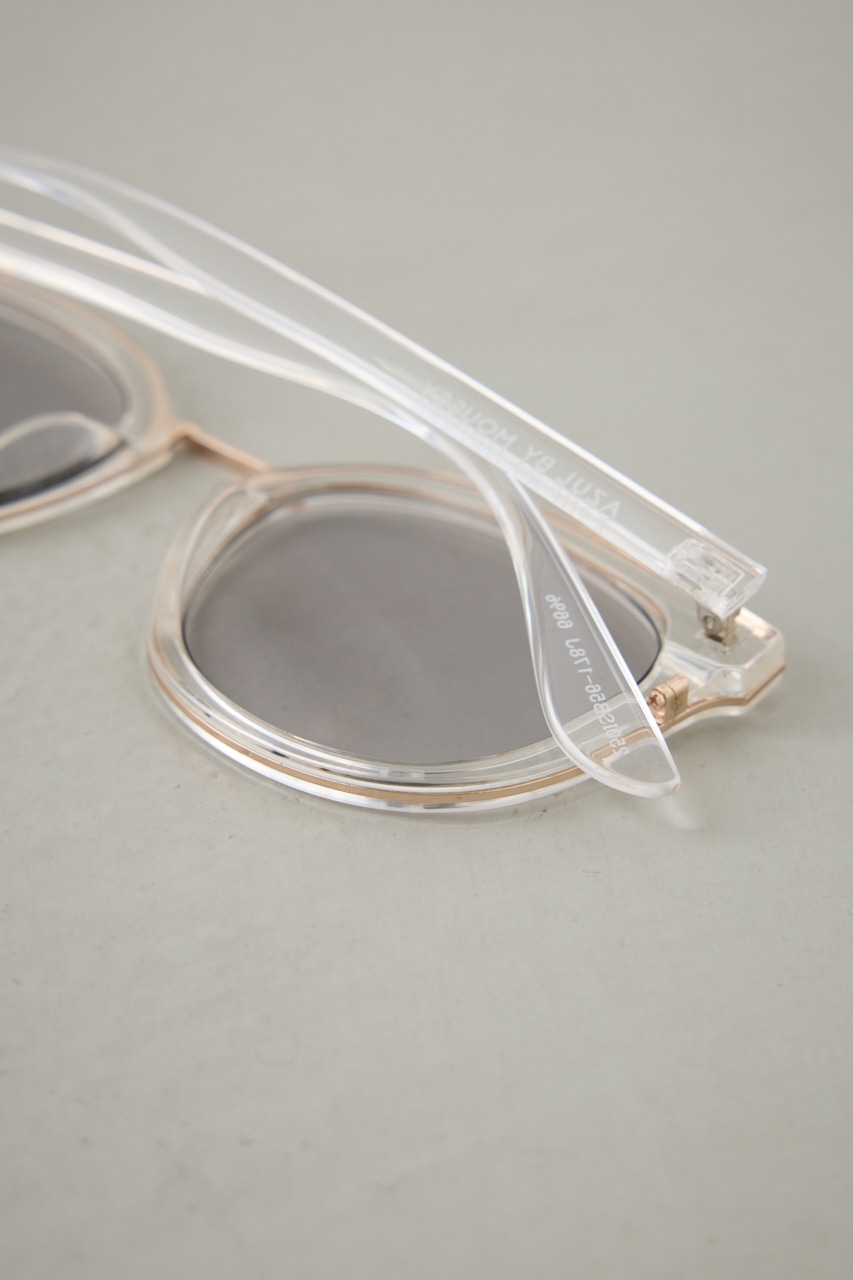 メタルブリッジウェリントンアイウェア CLR FREE