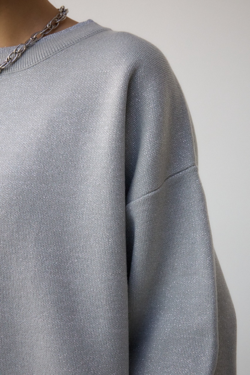 スウェットライクジャガードニット GRY FREE