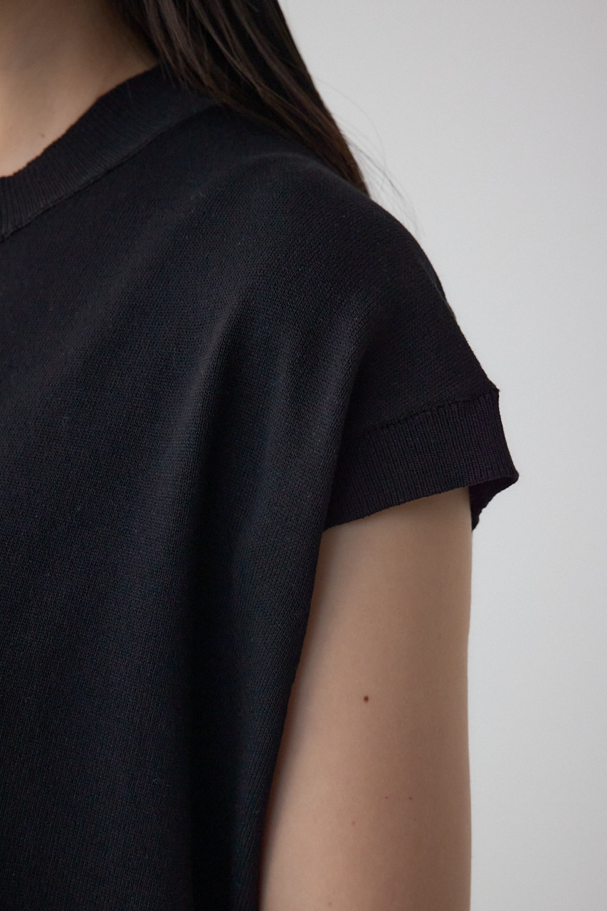 フハクキリカエデザインドルマンニット BLK FREE