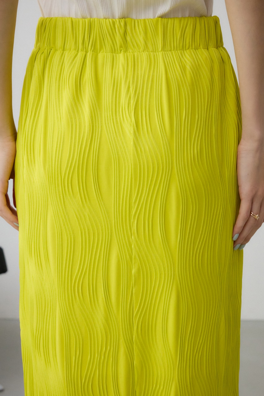 ヘンケイリブカットソータイトスカート YEL FREE