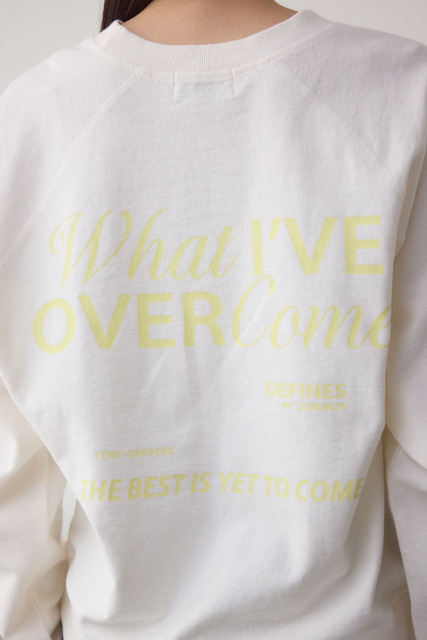 ミニウラケプリントトップス O/WHT FREE