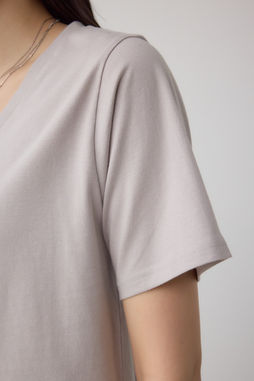 チェストメッセージロゴTシャツ L/GRY S