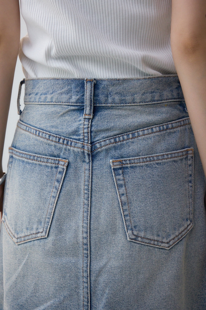 AZUL DENIM ラップミニスカート L/BLU M