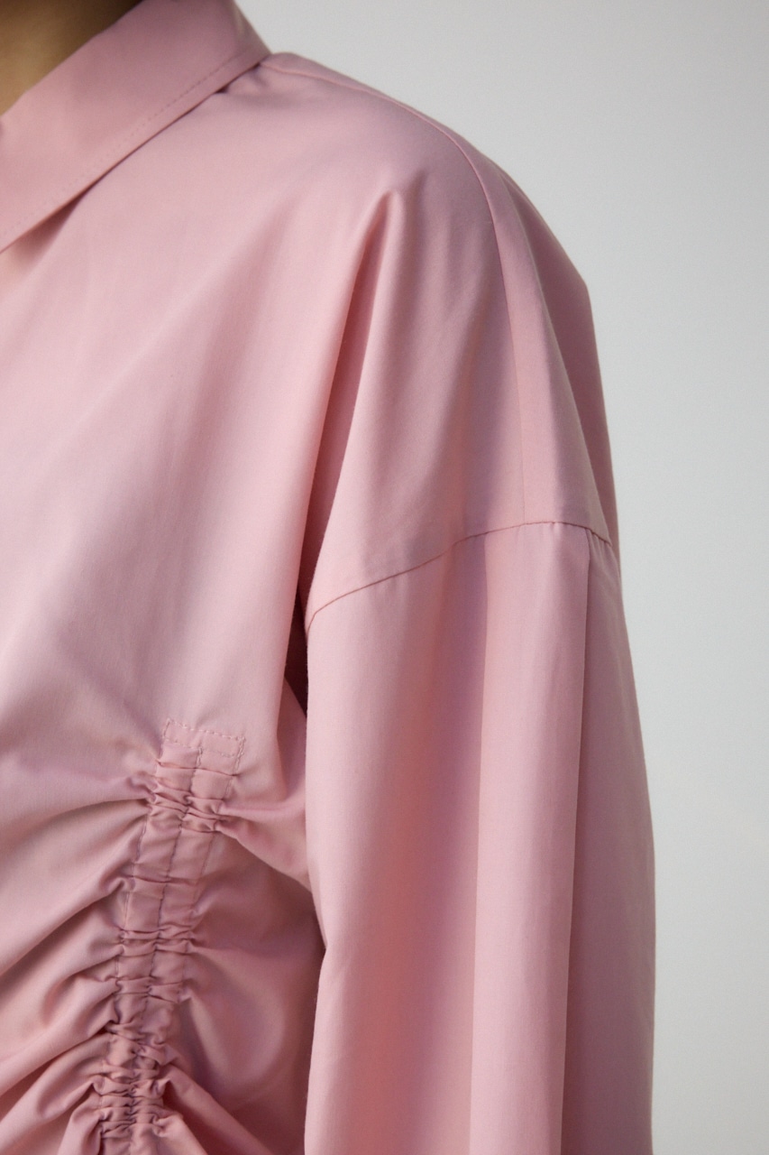フロントギャザーシャツ PNK FREE