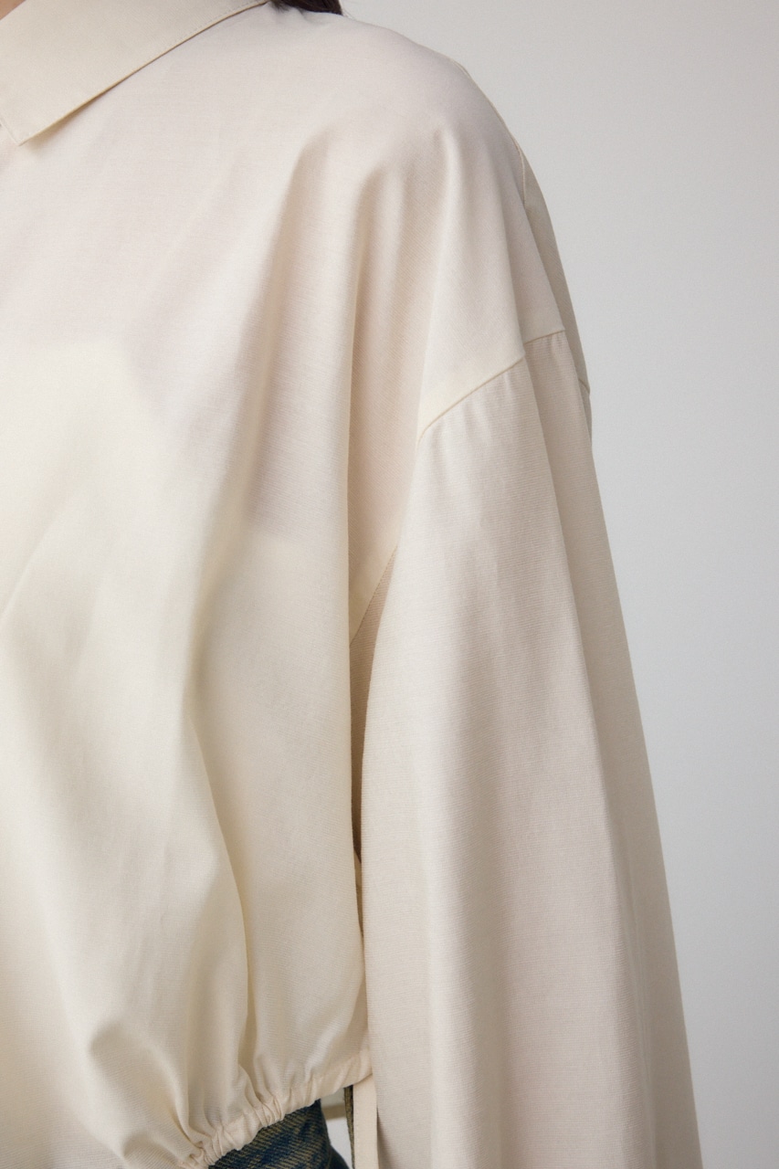 ラウンドヘムドロストシャツ IVOY FREE