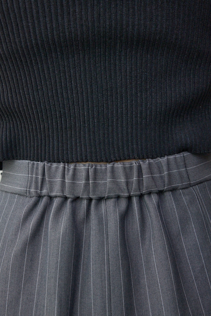 プリーツミニスカートパンツ 柄GRY FREE