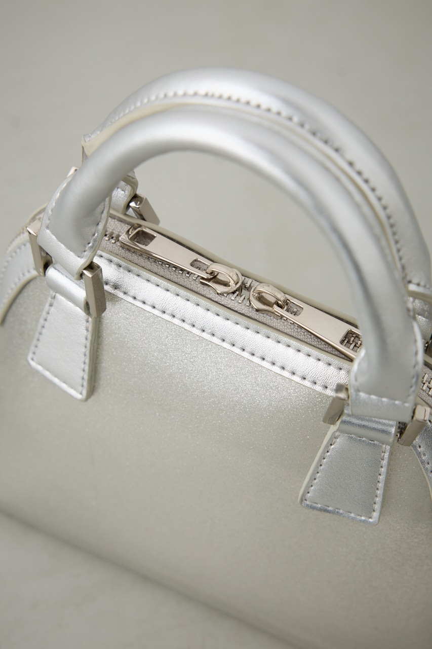 ダブルジッパークリアミニバッグ SLV FREE