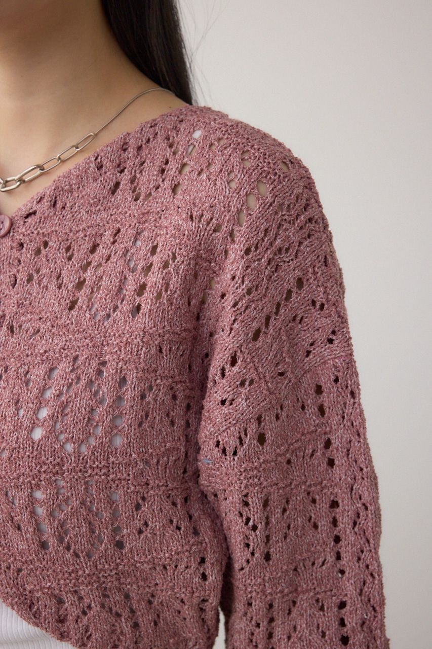 クロシェニットボレロ D/PNK FREE