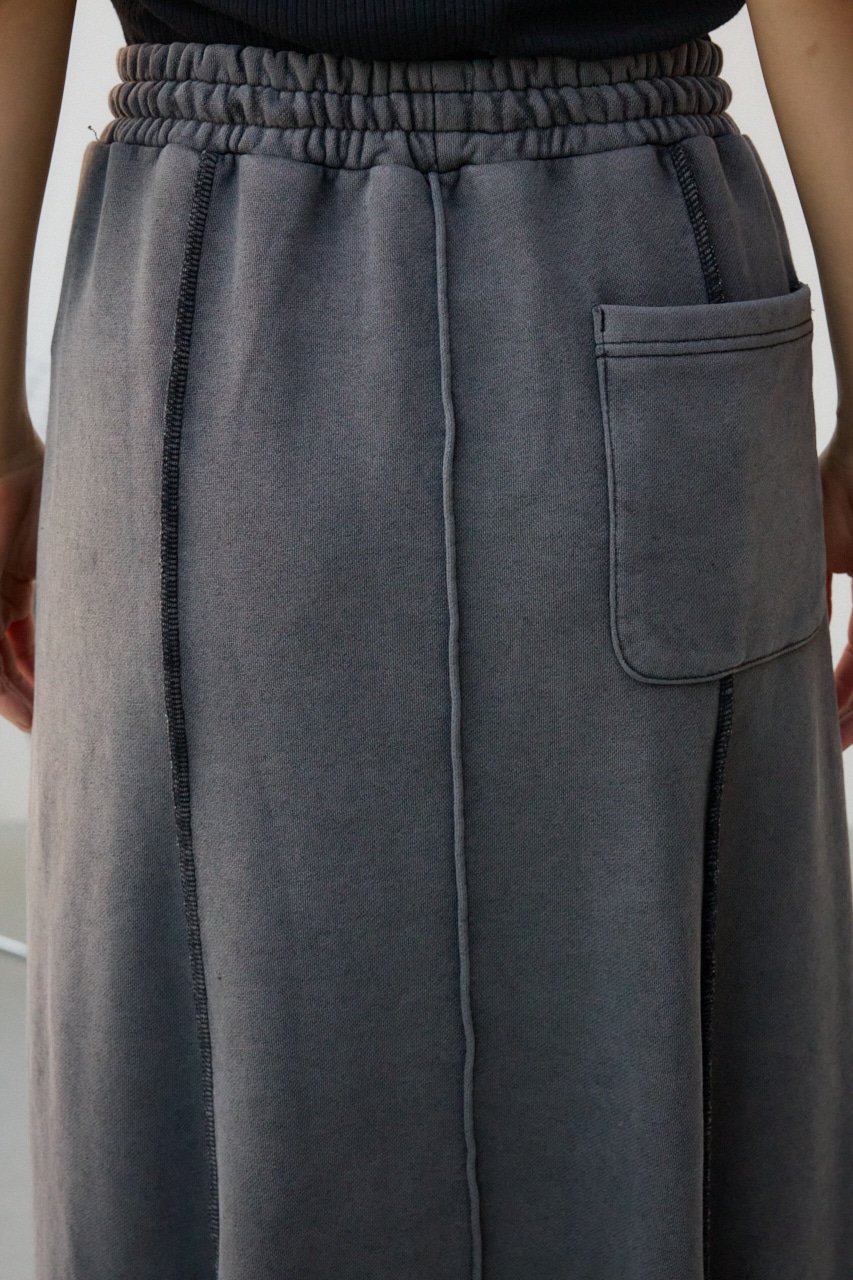 ビンテージライクウラケスカート BLK FREE