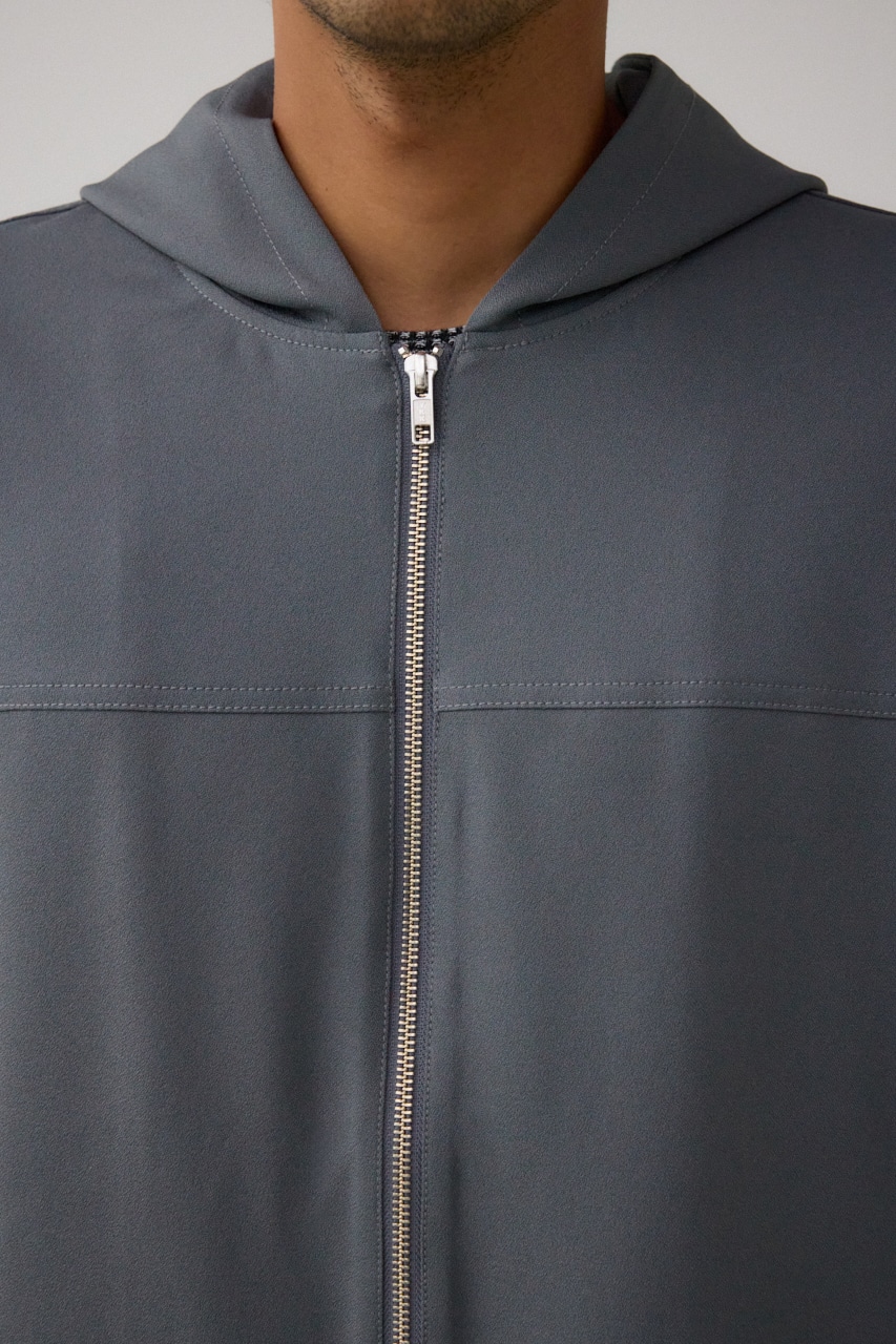 ジョーゼットフーディーブルゾン GRY FREE