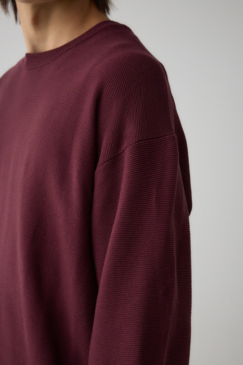 ベーシックガーターニット BRD L