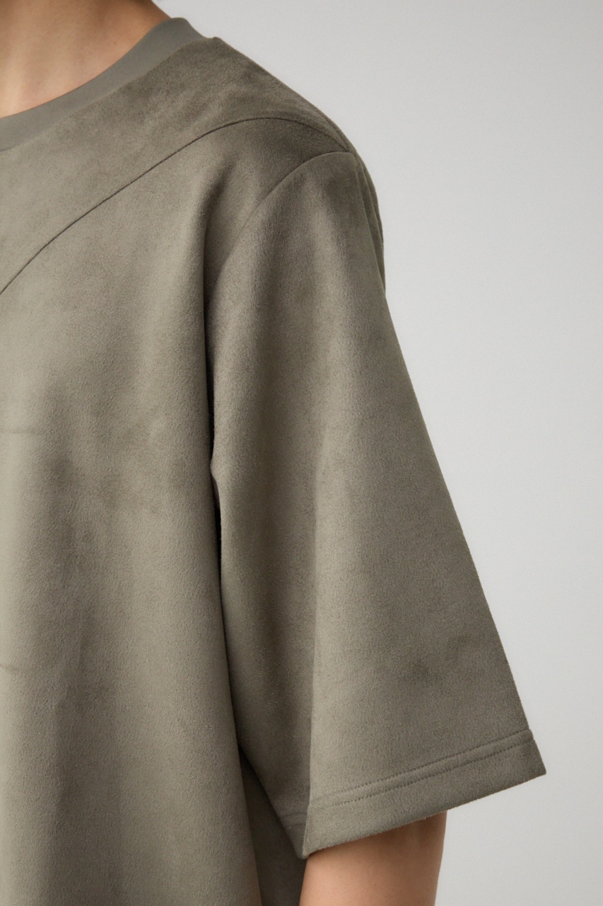 フェイクスウェード切替トップス L/KHA FREE