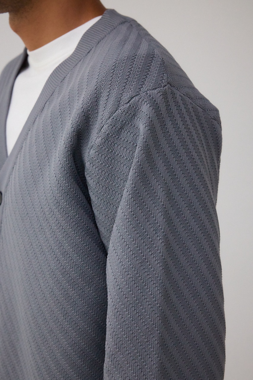 バイヤスセットカーディガン GRY FREE