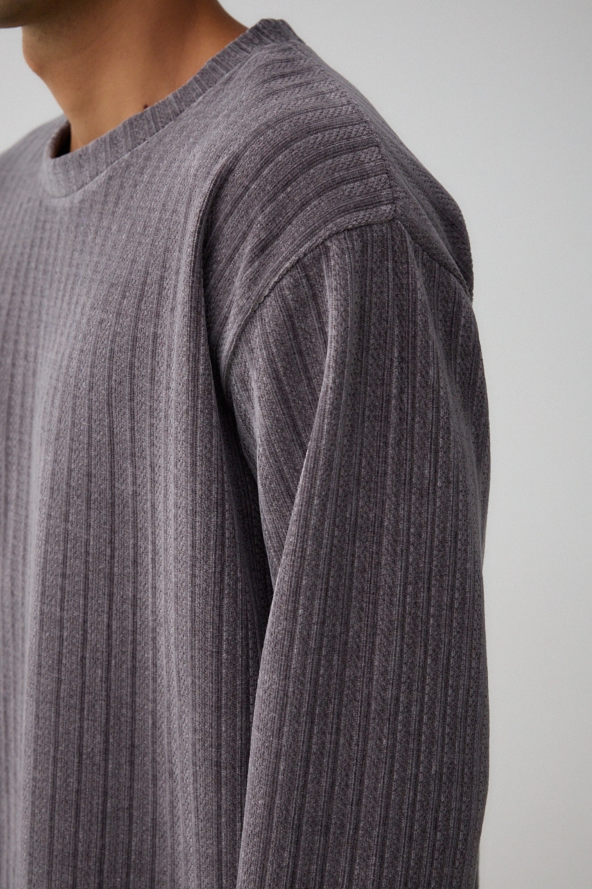 モールジャガードトップス GRY M