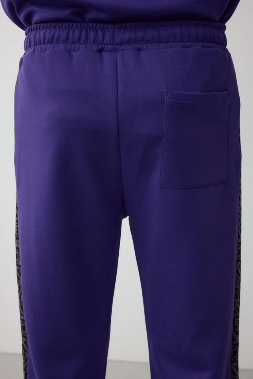 ジャガードラインカットトラウザー D/PUR FREE