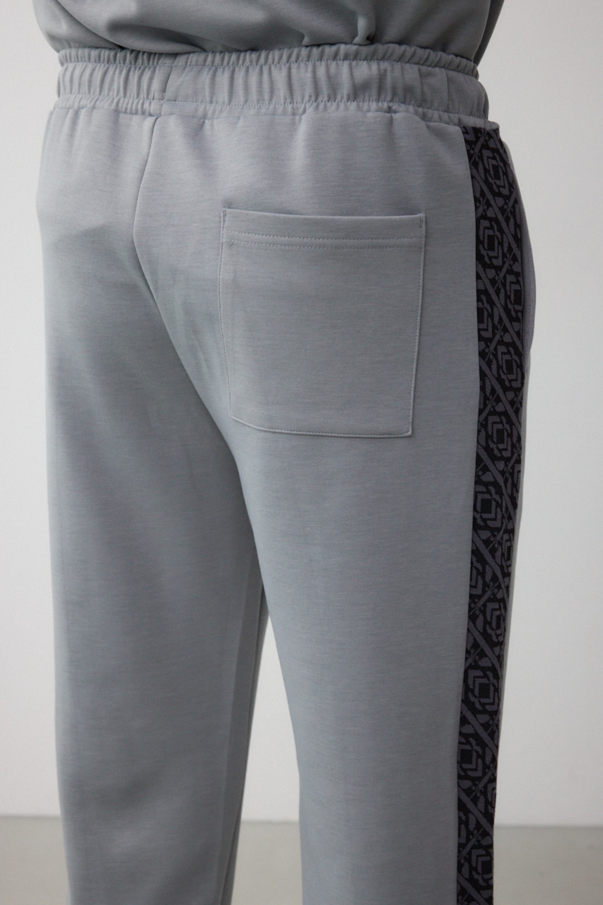 ジャガードラインカットトラウザー GRY FREE