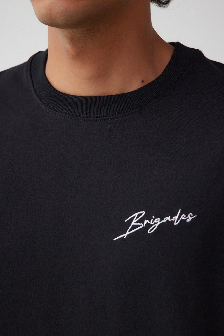 バックロゴビッグトップス BLK FREE