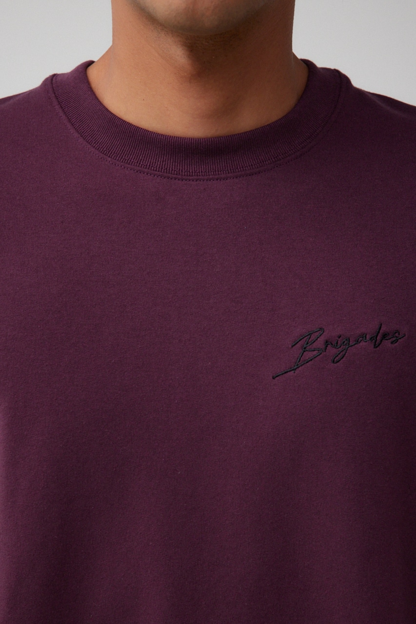 バックロゴビッグトップス D/PUR FREE