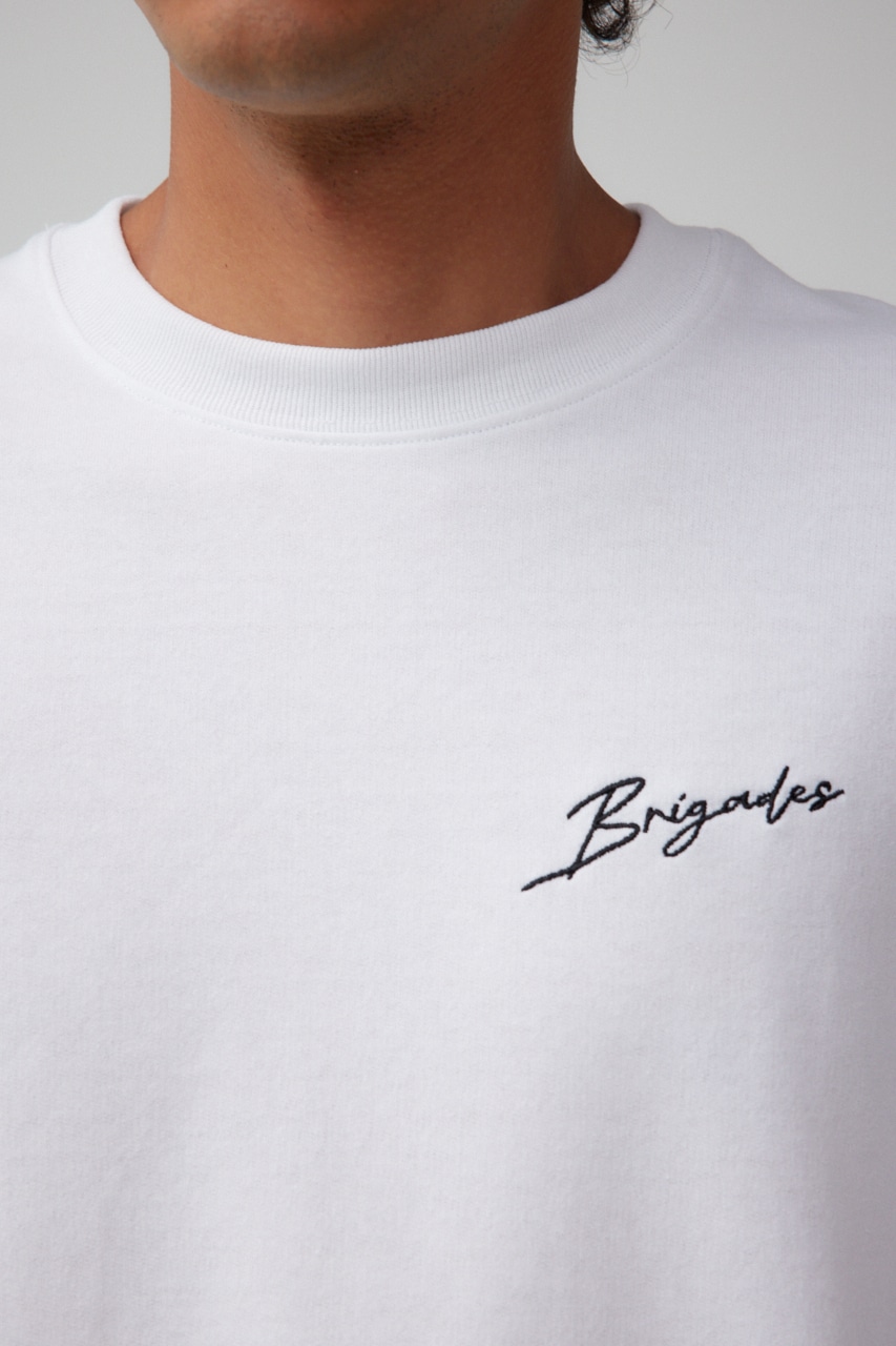 バックロゴビッグトップス WHT FREE