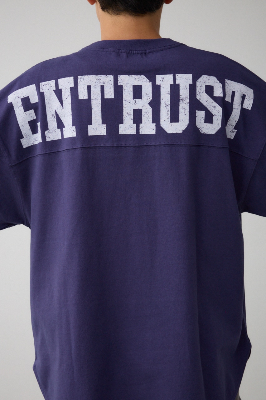 ラウンドヘムビッグTシャツ D/PUR FREE