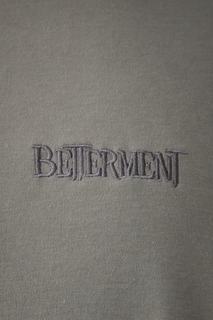 異素材ドッキング刺繍トップス L/KHA FREE