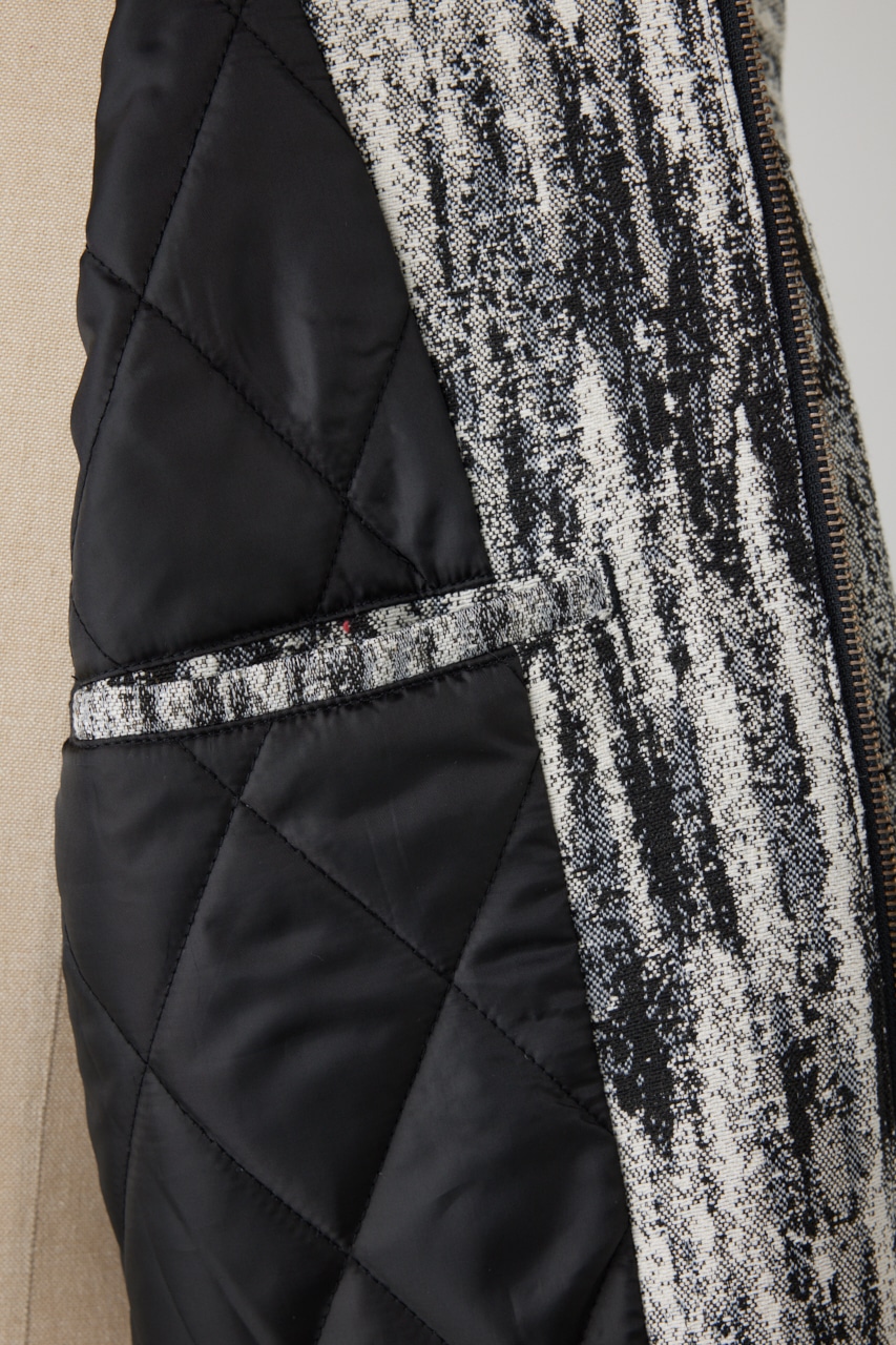 ジャガードジップシャウター 柄BLK FREE