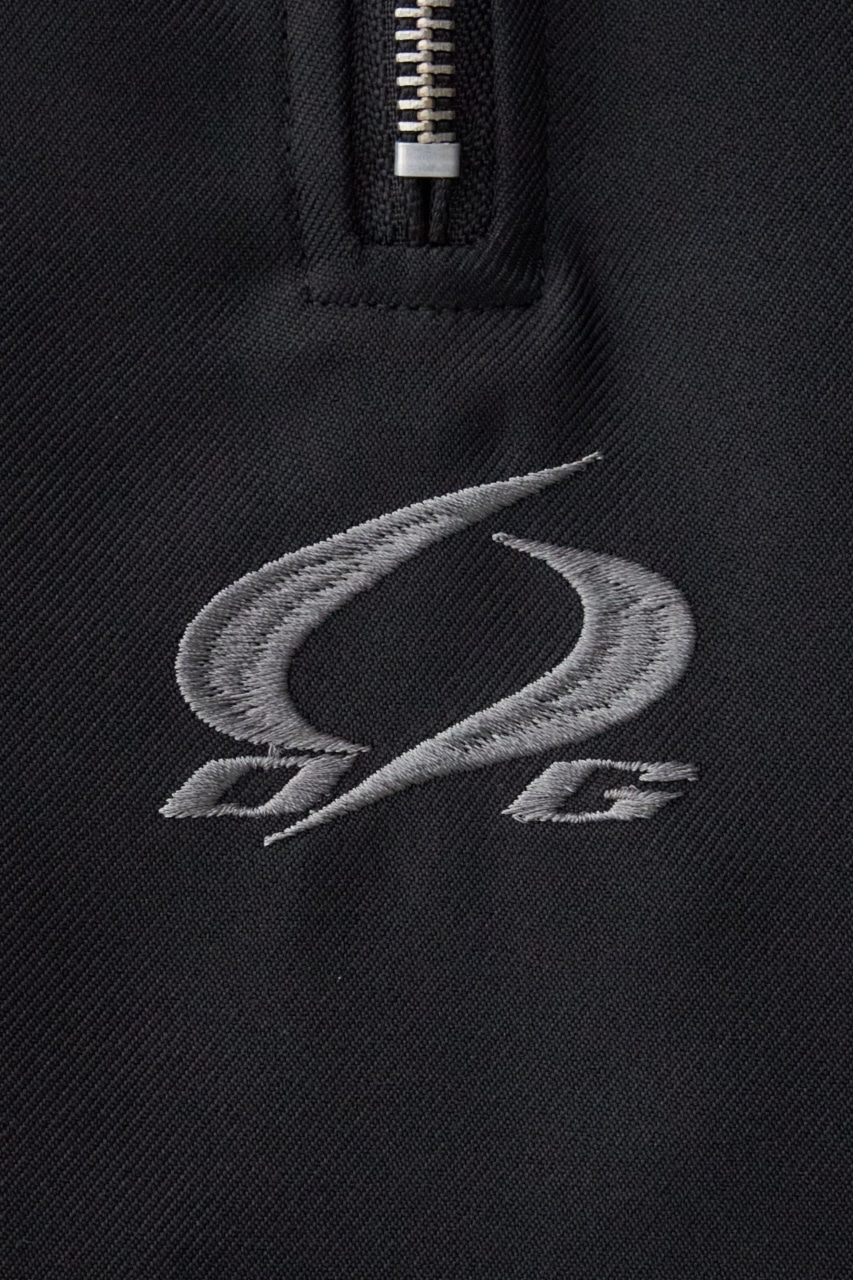 ツイルスタンドハーフジッププルオーバー BLK FREE