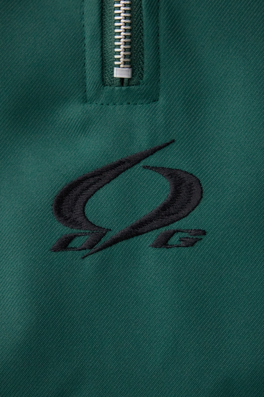 ツイルスタンドハーフジッププルオーバー D/GRN FREE