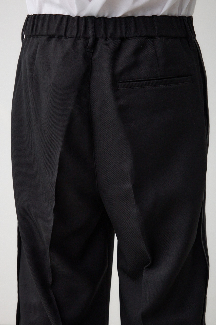 ツータックラインワイドパンツ BLK FREE