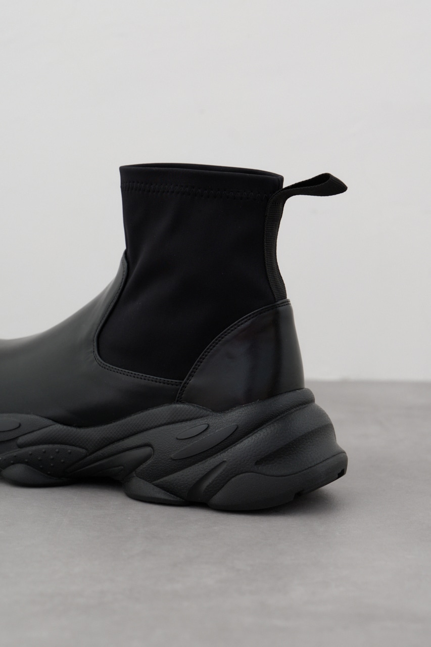 ハイブリッドショートブーツ BLK L