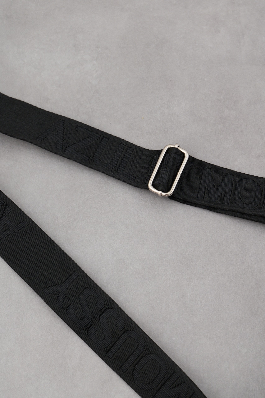 AZプレートミニショルダーバッグ BLK FREE