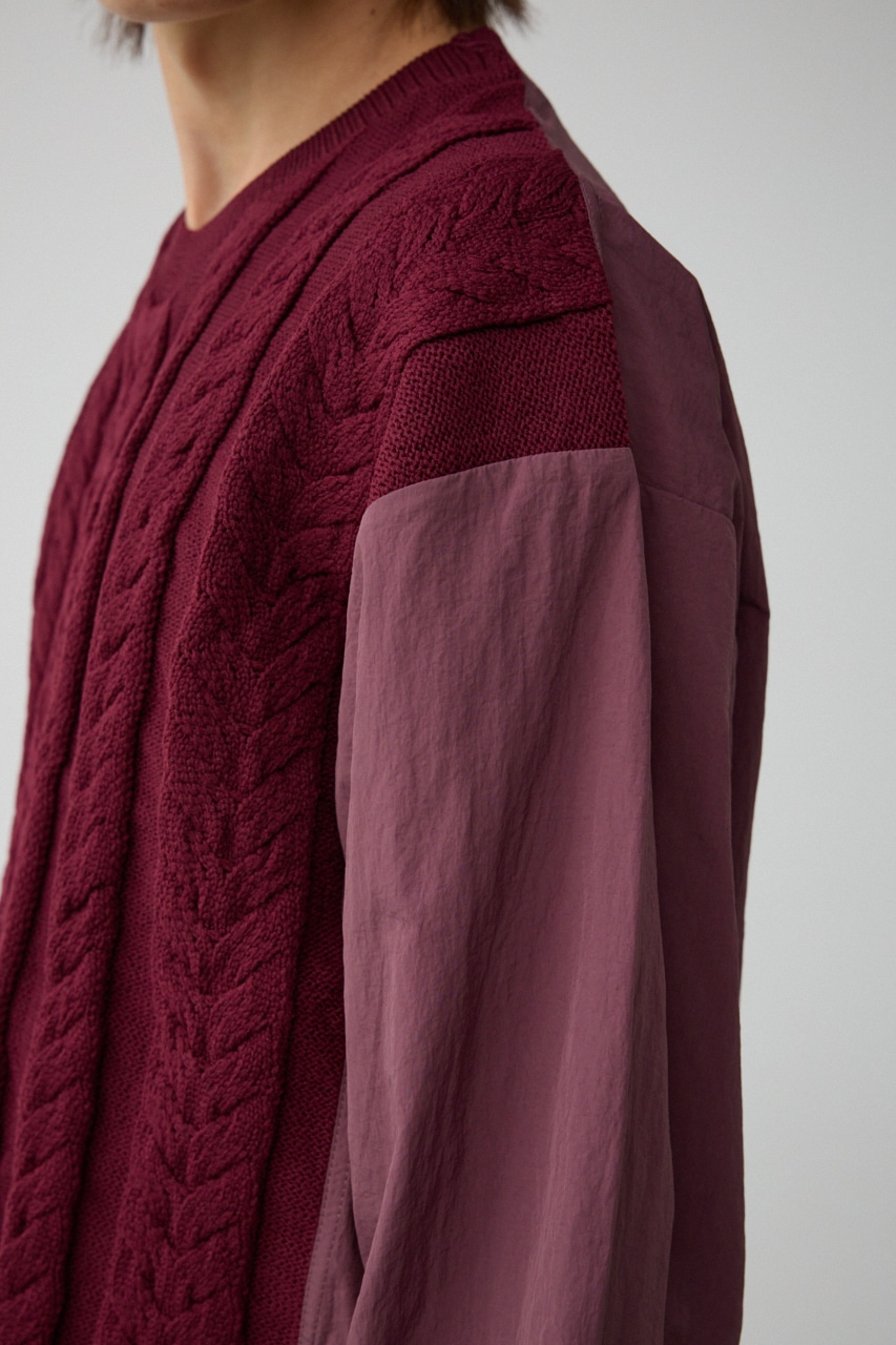 スウィッチングコンビネーションニット BRD FREE