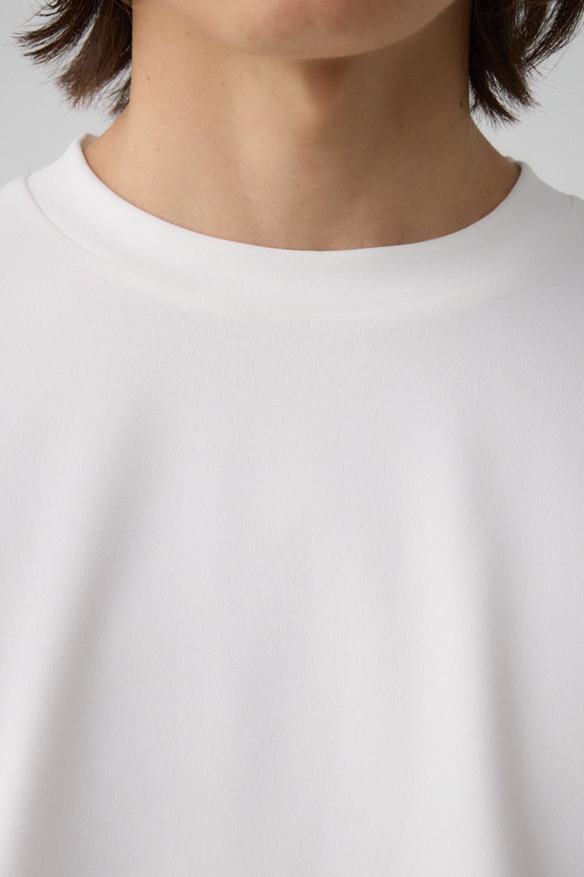 袖刺繍8分袖ビッグT WHT FREE