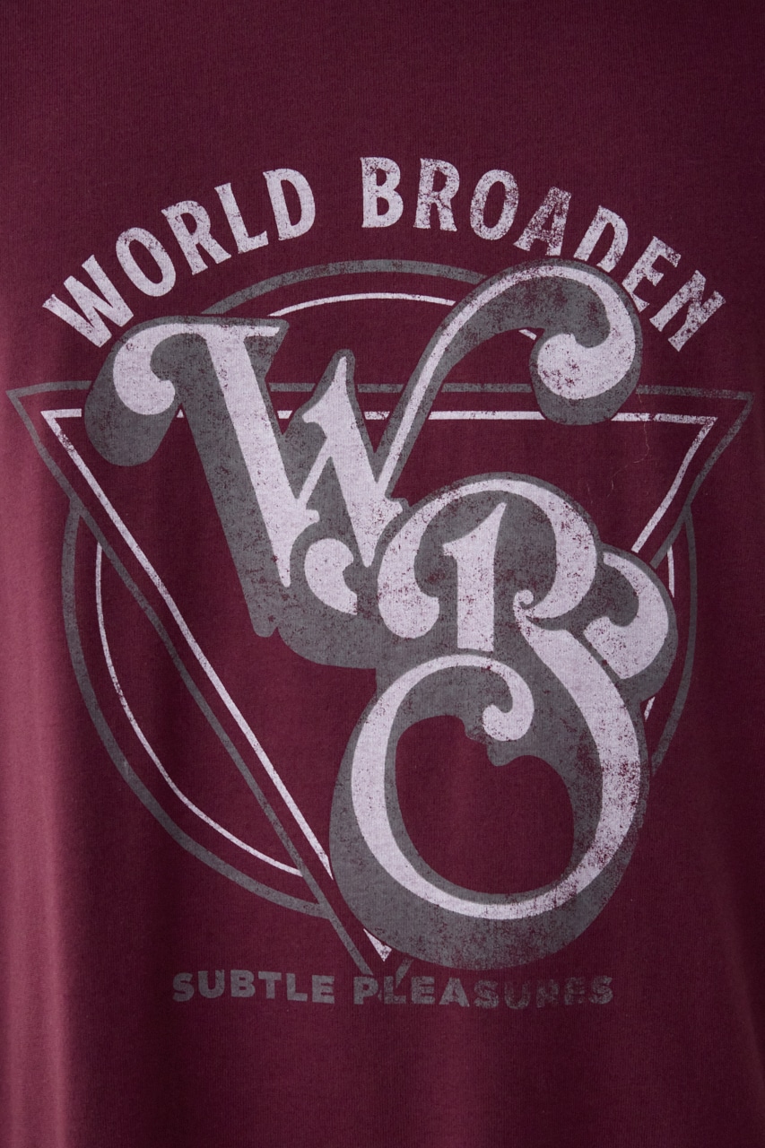 グラフィックノースリーブトップス D/PUR FREE