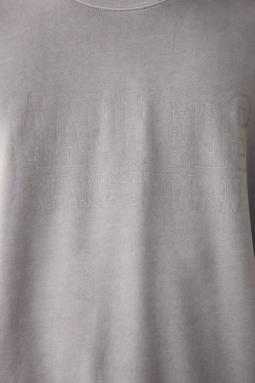 ピグメントクルーネックスウェット L/GRY M