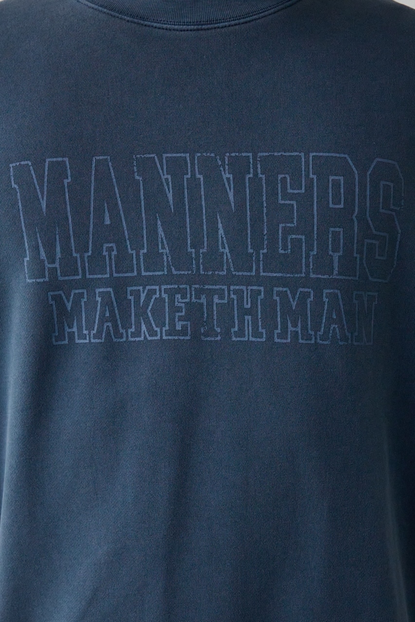 ピグメントクルーネックスウェット L/NVY M